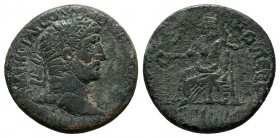 Traianus (98-117 AD). AE

Condition: Very Fine

Weight: 15.2 gr
Diameter: 30 mm