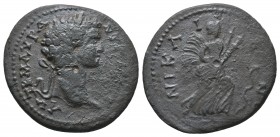 BITHYNIA. Nicaea.Caracalla .197-217 AD. AE bronze.
Condition: Very Fine

Weight: 9.08 gr
Diameter: 27 mm