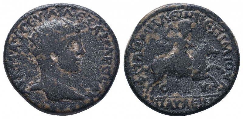 Phrygia.Philomelium.Severus Alexander. AD 222-235.AE bronze.ΑΥ Κ Μ ΑΥ ϹƐΥ ΑΛƐΞΑΝ...