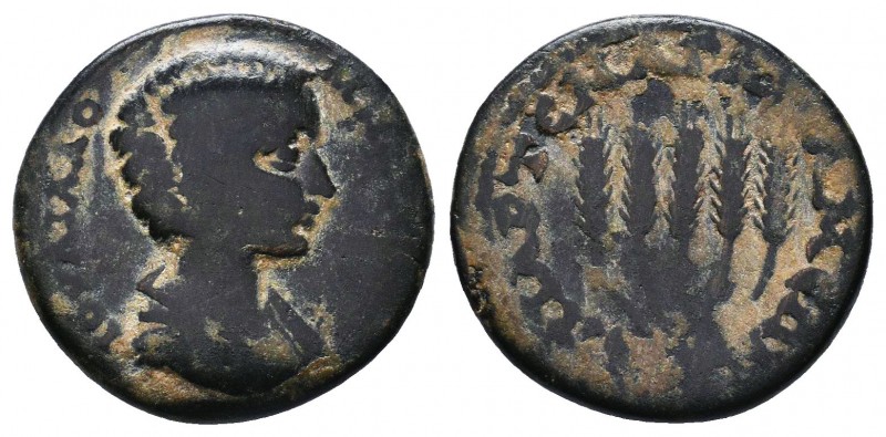 Phrygia. Apameia . Julia Domna AD 193-217. AE Bronze. IOYΛIA ΔOMNA CEBAC, draped...