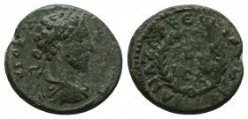 CILICIA. Anazarbus. Commodus (177-192). AE bronze.
Condition: Very Fine

Weight: 6.76 gr
Diameter: 22 mm