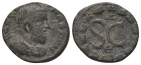 Syria, Antioch on the Orontes. Macrinus. A.D. 217-218. AE 
Condition: Very Fine

Weight: 4.34 gr
Diameter: 19 mm