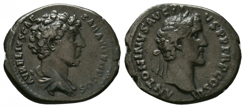 Marcus Aurelius and Antininus Pius 161-180. Denarius 
Condition: Very Fine

Weig...