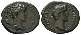 Marcus Aurelius and Antininus Pius 161-180. Denarius 
Condition: Very Fine

Weight: 3.20 gr 
Diameter: 16 mm