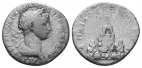 Trajan. A.D. 98-117. AR drachm
Condition: Very Fine

Weight: 2.80 gr
Diameter: 18 mm