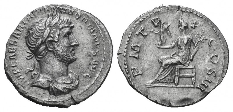 Hadrianus (117-138 AD). AR Denarius
Condition: Very Fine

Weight: 3.02gr
Diamete...