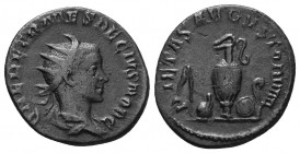 Saloninus, as Caesar, AR Antoninianus. AD 258-259. 
Condition: Very Fine

Weight: 3.95 gr 
Diameter: 20 mm