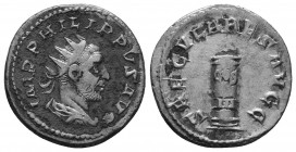 Philip II AR Antoninianus. Rome, AD 247-249. 
Condition: Very Fine

Weight: 3.50 gr 
Diameter: 22 mm