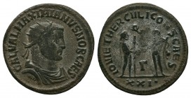 Maximianus (286-305 AD). AE Antoninianus
Condition: Very Fine

Weight: 3.66 gr 
Diameter: 23 mm