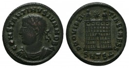 Constantine II AE. AD 318-319.
Condition: Very Fine

Weight: 3.07 gr 
Diameter: 19 mm