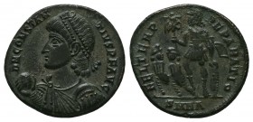 Constantius II. A.D. 337-361. AE centenionalis 
Condition: Very Fine

Weight: 3.89 gr 
Diameter: 20 mm