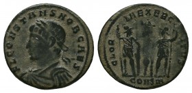 Constantine II AE. AD 318-319.
Condition: Very Fine

Weight: 1.72 gr
Diameter: 17 mm
