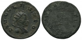 Divo Claudius II Gothicus (268-270 AD). AE Antoninianus 
Condition: Very Fine

Weight: 3.98 gr 
Diameter: 21 mm