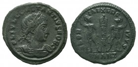 Constantine II AE. AD 318-319.
Condition: Very Fine

Weight: 1.50 gr 
Diameter: 17 mm