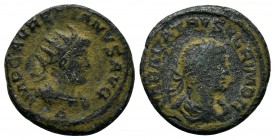 AURELIAN & VABALATHUS. 271-272 AD. Antoninianus (
Condition: Very Fine

Weight: 3.60 gr 
Diameter: 19 mm