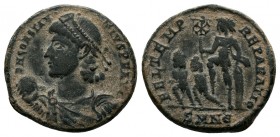 Constantius II. A.D. 337-361. AE centenionalis 
Condition: Very Fine

Weight: 4.00 gr 
Diameter: 20 mm