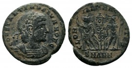 Constantinus II. Caesar. AE Nummus
Condition: Very Fine

Weight: 1.60 gr 
Diameter: 16 mm