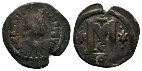 Anastasius I. 491-518. AE follis
Condition: Very Fine

Weight: 19.20 gr 
Diameter: 37 mm