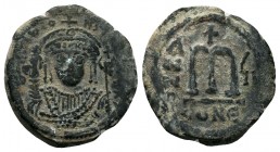 Tiberius II Constantine. 578-582. AE
Condition: Very Fine

Weight: 13.20 gr 
Diameter: 33 mm