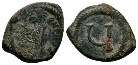 Tiberius II. Constantinus, 578 - 582 AD, Ae
Condition: Very Fine

Weight: 1.50 gr
Diameter: 16 mm