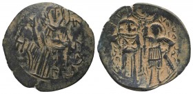 ANDRONICUS II PALEOLOGUS (1282-1328). Ae Trachy. 
Condition: Very Fine

Weight: 2.10 gr 
Diameter: 24 mm