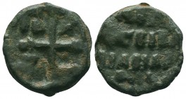 CRUSADERS. Antioch. Anonymous. Follis. circa 1120-1140.
Condition: Very Fine

Weight: 4.80 gr 
Diameter: 21 mm