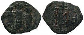 Arab Byzantine Coins, Ae, Cyprus Mint!
Condition: Very Fine

Weight: 3.70 gr 
Diameter: 27 mm