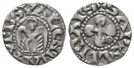 Crusader Kings of Antioch. 1149-1163 AD. Silver Denier
Condition: Very Fine

Weight: 0.80 gr 
Diameter: 17 mm