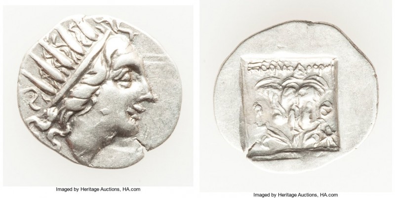 CARIAN ISLANDS. Rhodes. Ca. 88-84 BC. AR drachm (17mm, 1.70 gm, 1h). Choice VF. ...