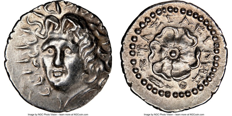 CARIAN ISLANDS. Rhodes. Ca. 84-30 BC. AR drachm (19mm, 4.37 gm, 7h). NGC Choice ...
