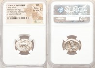 CILICIA. Celenderis. Ca. 425-350 BC. AR stater (22mm, 9h). NGC MS 3/5 - 5/5. Persic standard, ca. 425-400 BC. Youthful nude male rider, reins in right...