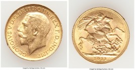 George V gold Sovereign 1911-C UNC, Ottawa mint, KM20. 21.9mm. 7.98gm. AGW 0.2355 oz.

HID09801242017

© 2020 Heritage Auctions | All Rights Reser...
