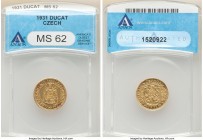 Republic gold Ducat 1931 MS62 ANACS, KM8. Conservatively graded. 

HID09801242017

© 2020 Heritage Auctions | All Rights Reserve