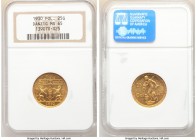 Free City gold 25 Gulden 1930 MS65 NGC, Berlin mint, KM150. Mintage: 4,000.

HID09801242017

© 2020 Heritage Auctions | All Rights Reserve