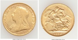 Victoria gold Sovereign 1896 XF KM785. 21.9mm. 7.93gm. AGW 0.2355 oz. 

HID09801242017

© 2020 Heritage Auctions | All Rights Reserve