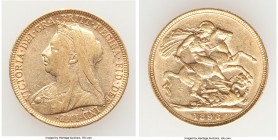 Victoria gold Sovereign 1896 XF, KM785. 21.9mm. 7.95gm. AGW 0.2355 oz. 

HID09801242017

© 2020 Heritage Auctions | All Rights Reserve