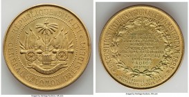 Republic gilt-copper "Exposition International d'Amsterdam" Medal 1883 UNC (PVC), 50.6mm. 51.34gm. Issued for the Expostion International d' Amsterdam...