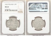 Sigismund III Ort (1/4 Taler) 1622 MS64 NGC, Bydgoszcz mint, KM37, Gum-1176. Included with Ponterio & Associates Auction Tag 

HID09801242017

© 2...