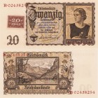 Deutsche Demokratische Republik
Kuponausgaben zur Währungsreform 1948 Alle Scheine mit Perforation "MUSTER". 1 und 2 Rentenmark, 5 Reichsmark (Ro. 33...