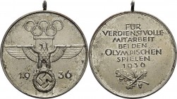 Orden des Dritten Reiches
Deutsches Olympia-Ehrenzeichen, Erinnerungsmedaille Verliehen 19361937. FÜR VERDIENSTVOLLE MITARBEIT BEI DEN OLYMISCHEN SPI...