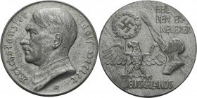 Drittes Reich
 Zinkmedaille o.J. (B.H. Mayer) Auf den Erneuerer Deutschlands. Brustbild Hitlers nach links / Brustbild eines Jugendlichen nach links ...