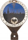 Slg. Joos - Medaillen, Plaketten, Abzeichen der Luftfahrt 1783-1945
 Einseitige emaillierte Bronzeplakette 1928 (C. Poellath) Ballonjagd Motorsportcl...