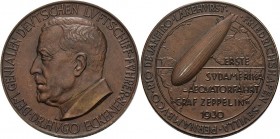 Slg. Joos - Medaillen, Plaketten, Abzeichen der Luftfahrt 1783-1945
 Bronzemedaille 1930 (O. Glöckler) Auf die 1. Südamerika-Äquatorfahrt LZ 127 "Gra...