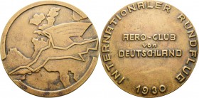 Slg. Joos - Medaillen, Plaketten, Abzeichen der Luftfahrt 1783-1945
 Bronzegussmedaille 1930. 2. Internationaler Europa-Rundflug - Aero-Club von Deut...