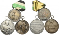 Schützenmedaillen
Lot-3 Stück Interessantes Lot von Schützenmedaillen. Darunter: Berlin-Silbermedaille 1912 19. Brandenburgisches Provinzial-Bundessc...