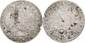 Habsburg
Ferdinand II. 1619-1637 1/2 Kippertaler zu 75 Kreuzern 1622, Prag Dietiker 683 Herinek 791 Kl. Schrötlingsfehler, schön-sehr schön