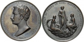 Kaiserreich Österreich
Ferdinand I. 1835-1848 Bronzemedaille o.J. (1845) (L. Cossa) Auf die Wahl von Franz V. von Österreich-Este. Kopf nach links / ...