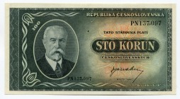 Czechoslovakia 100 Korun Specimen
P# 63s; UNC
