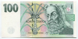 Czech Republic 100 Korun 1997
P# 18f; № 227098; UNC; "Charles IV, Holy Roman Emperor"