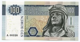 Czech Republic 100 Korun 2018 Specimen "Milan Rastislav Štefánik"
Fantasy Banknote; Limited Edition; Made by Matej Gábriš; BUNC